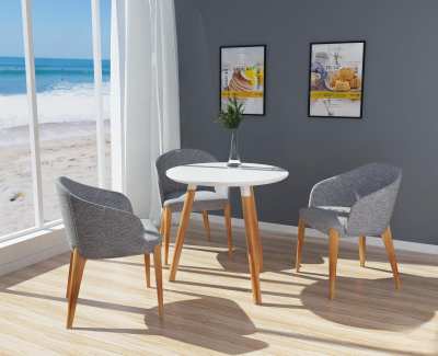 北欧休闲桌椅组合3D模型下载